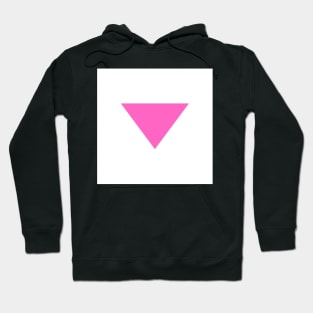 Pink triangle Hoodie